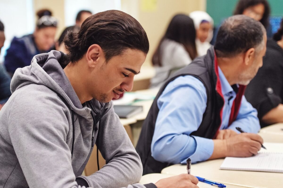 Candidats à l'examen VTC en formation en présentiel