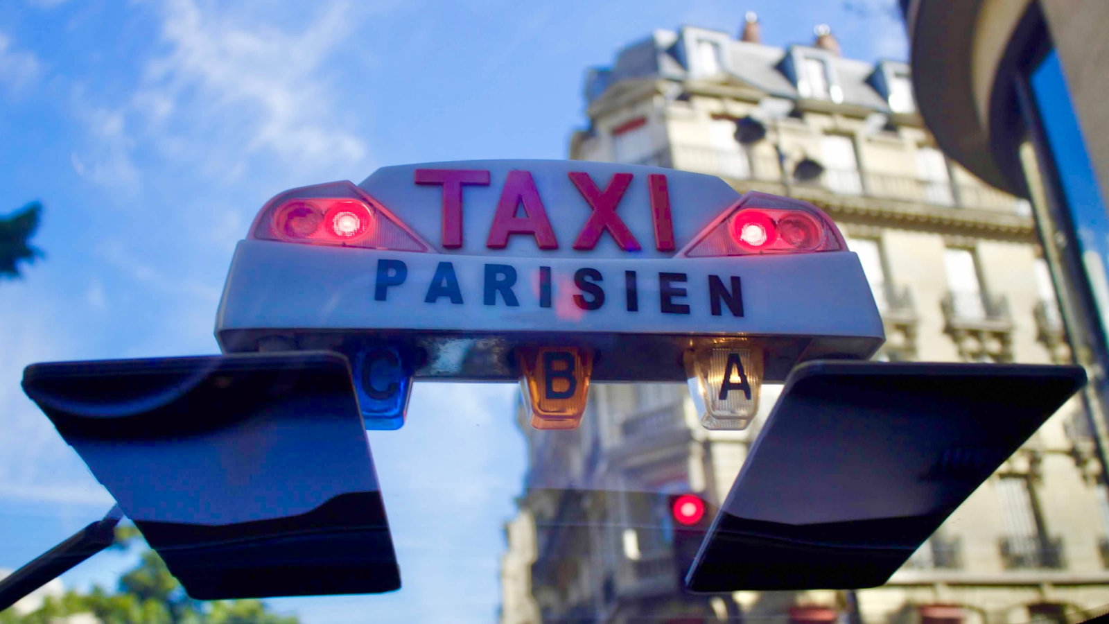 Taxi parisien en grève