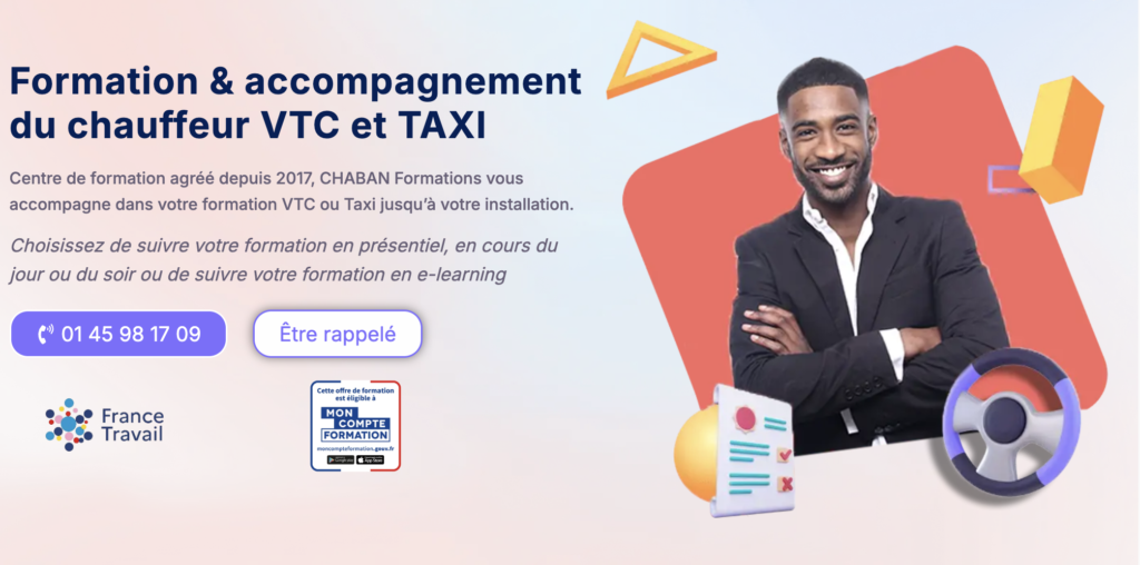 formation VTC CPF Institut Chaban - centre agréé Val-de-Marne