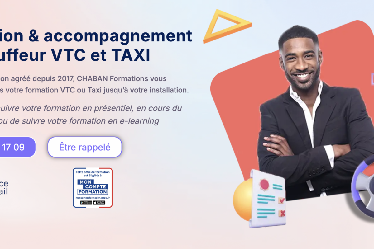 formation VTC CPF Institut Chaban - centre agréé Val-de-Marne